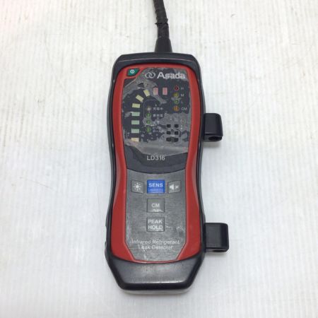  Asada リークディテクター 程度BC ケース付 ケース爪破損 LD316 レッド