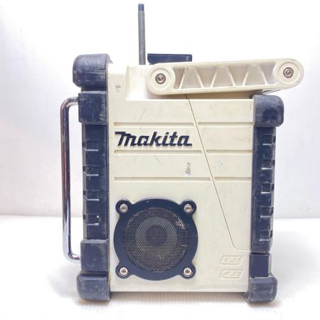  MAKITA マキタ バッテリー式ラジオ 7.2-18v 00005043 使用感有 MR107 ホワイト