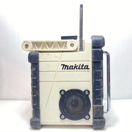  MAKITA マキタ バッテリー式ラジオ 7.2-18v 00005043 使用感有 MR107 ホワイト