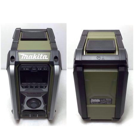  MAKITA マキタ バッテリー式ラジオ 程度A ACアダプター・取説付 コードレス式 40v 00012203 MR005GZO オリーブ