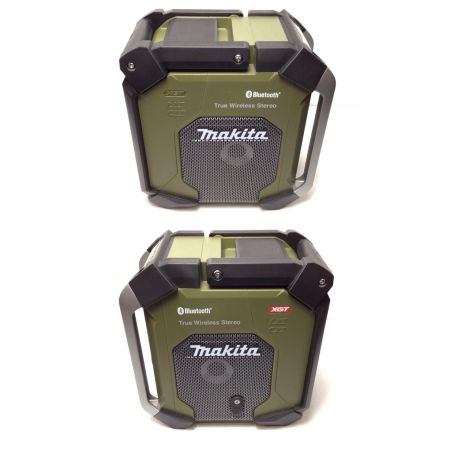  MAKITA マキタ バッテリー式ラジオ 程度A ACアダプター・取説付 コードレス式 40v 00012203 MR005GZO オリーブ