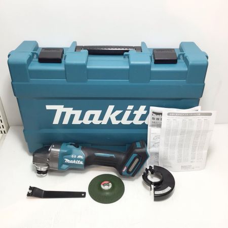  MAKITA マキタ ディスクグラインダー 未使用品(S) ケース付 コードレス式 100mm 40v 0011196Y GA001G ブルー