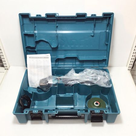  MAKITA マキタ ディスクグラインダー 未使用品(S) ケース付 コードレス式 100mm 40v 0011196Y GA001G ブルー
