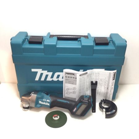  MAKITA マキタ ディスクグラインダー 未使用品(S) ケース付 コードレス式 100mm 40v 0005094Y ホイールカバー、グリップなし GA017G ブルー