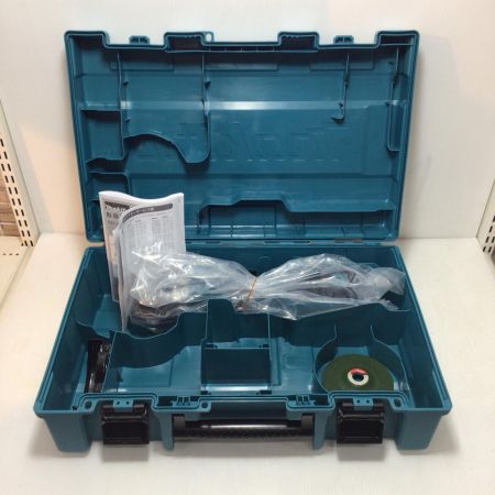  MAKITA マキタ ディスクグラインダー 未使用品(S) ケース付 コードレス式 100mm 40v 0005094Y ホイールカバー、グリップなし GA017G ブルー