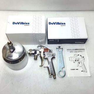 DEVILBISS スプレーガン 未使用品(S) 塗料カップ付 JGX-502-143-FF(S