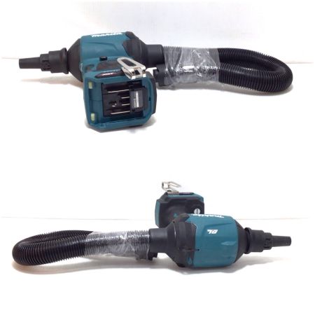  MAKITA マキタ エアダスタ 程度B ホース・ノズル各種付 コードレス式 40v 79554K 使用感有 AS001G ブルー
