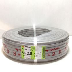 ΘΘ YAZAKI VVFケーブル 未使用品(S) 3芯 2.0mm×100m 2025年6月(令和7年) Sランク