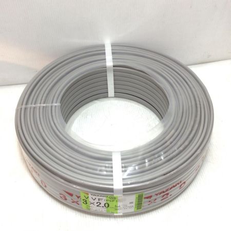  YAZAKI VVFケーブル 未使用品(S) 3芯 2.0mm×100m 2025年6月(令和7年)