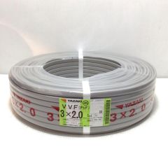  YAZAKI VVFケーブル 未使用品(S) 3芯 2.0mm×100m 2025年6月(令和7年) Sランク