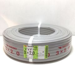 YAZAKI VVFケーブル 未使用品(S) 3芯 2.0mm×100m 2025年6月(令和7年) Sランク