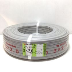 ΘΘ YAZAKI VVFケーブル 未使用品(S) 3芯 2.0mm×100m 2025年6月(令和7年) Sランク