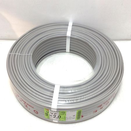  YAZAKI VVFケーブル 未使用品(S) 3芯 2.0mm×100m 2025年6月(令和7年)