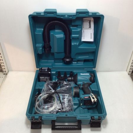  MAKITA マキタ エアダスタ 未使用品(S) 充電器・充電池1個・ケース付 コードレス式 40v 130130K AS001GRD ブルー