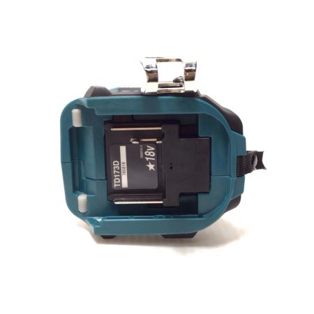  MAKITA マキタ インパクトドライバ 未使用品(S) 充電器・充電池2個・ケース付 コードレス式 18v 6.0Ah 785816 TD173DRGX ブルー