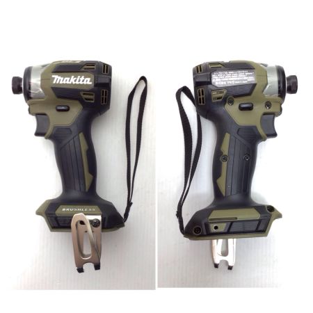  MAKITA マキタ インパクトドライバ 未使用品(S) 充電器・充電池2個・ケース付 コードレス式 18v 757066 TD173DRGX オリーブ