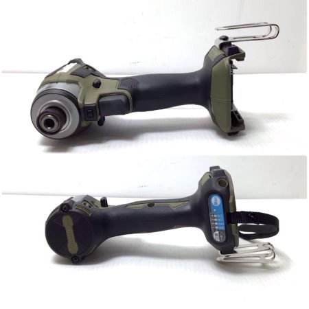  MAKITA マキタ インパクトドライバ 未使用品(S) 充電器・充電池2個・ケース付 コードレス式 18v 757066 TD173DRGX オリーブ