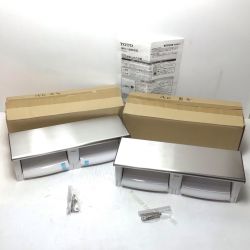 ΘΘ TOTO トートー 棚付二連紙巻器 未使用品(S) 2個セット YH702 Sランク