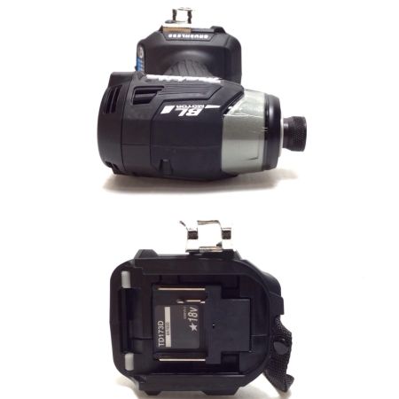  MAKITA マキタ インパクトドライバ 未使用品(S) 充電器・充電池2個・ケース付 コードレス式 18v 697920 TD173DRGXB ブラック
