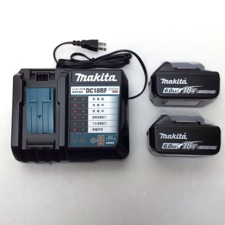  MAKITA マキタ インパクトドライバ 未使用品(S) 充電器・充電池2個・ケース付 コードレス式 18v 697920 TD173DRGXB ブラック