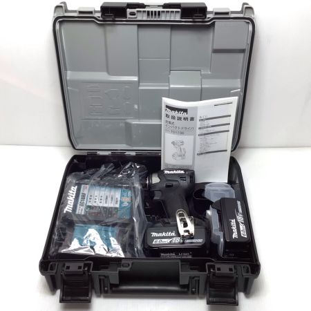  MAKITA マキタ インパクトドライバ 未使用品(S) 充電器・充電池2個・ケース付 コードレス式 18v 697920 TD173DRGXB ブラック