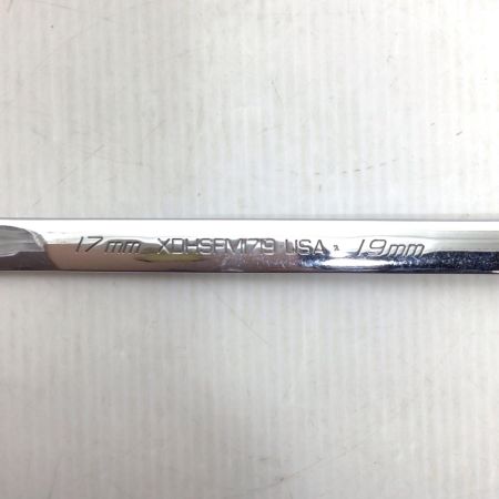  Snap-on スナップオン 両口メガネレンチ 程度B 17mm/19mm XDHSFM1719