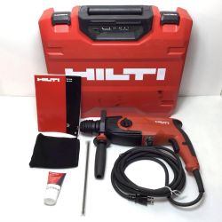 ΘΘ Hilti ヒルティ ロータリーハンマドリル 程度B サイドハンドル、ケース付 コード式 097800 保管品 TE 3-C レッド Bランク