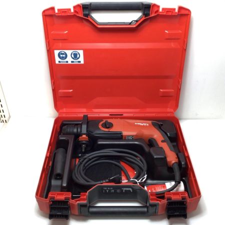  Hilti ヒルティ ロータリーハンマドリル 程度B サイドハンドル、ケース付 コード式 097800 保管品 TE 3-C レッド
