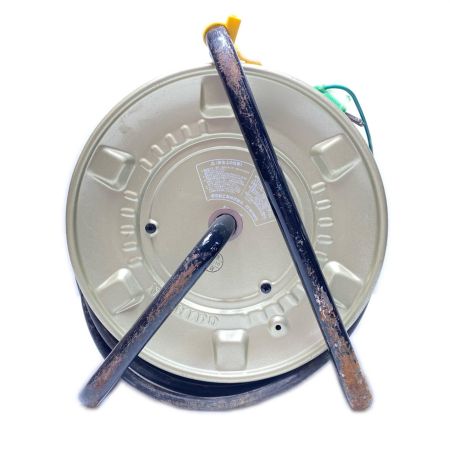  NICHIDO コードリール 3芯 2.0mm×20m 屋内用ブレーカー付き H-NNP-EB24 ゴールド