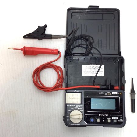  HIOKI 絶縁抵抗計 程度B プローブ・クリップ付 IR4051