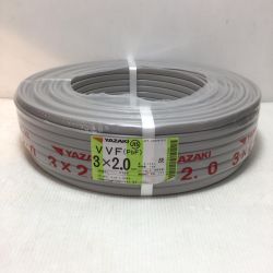 ΘΘ YAZAKI VVFケーブル 未使用品(S) 3芯 2.0mm×100m 2025年11月(令和7年) Sランク