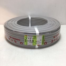 ΘΘ YAZAKI VVFケーブル 未使用品(S) 3芯 2.0mm×100m 2025年11月(令和7年) Sランク