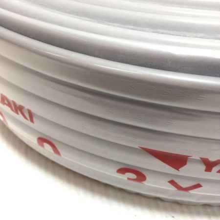  YAZAKI VVFケーブル 未使用品(S) 3芯 2.0mm×100m 2025年11月(令和7年)