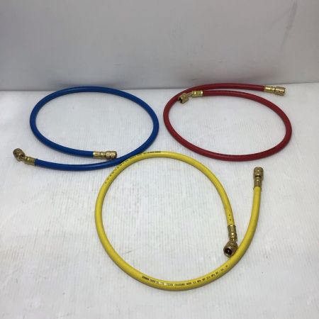  イチネンTASCO マニホールド 程度B チャージホース3本・チャージバルブ1個・ケース付 R410A/R32 TA122FA