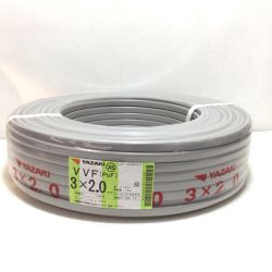 ΘΘ YAZAKI VVFケーブル 未使用品(S) 3芯 2.0mm×100m 2025年12月(令和7年) Sランク