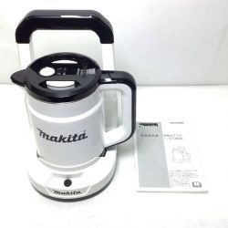ΘΘ MAKITA マキタ 充電式ケトル 程度A 本体のみ コードレス式 18v 210904541 2021年9月製造 KT360D ホワイト Aランク