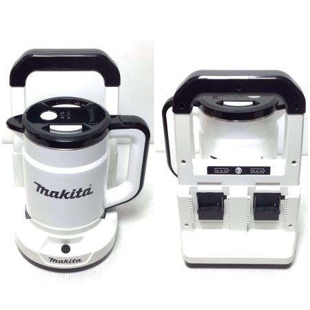  MAKITA マキタ 充電式ケトル 程度A 本体のみ コードレス式 18v 210904541 2021年9月製造 KT360D ホワイト