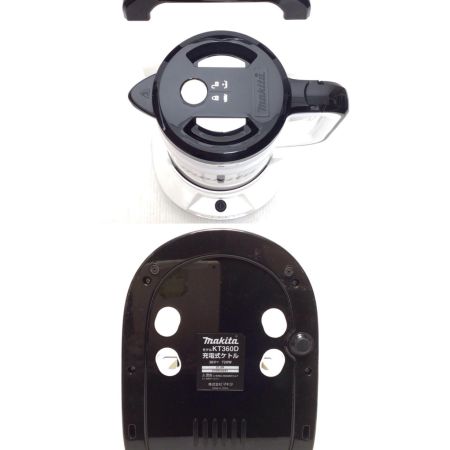  MAKITA マキタ 充電式ケトル 程度A 本体のみ コードレス式 18v 210904541 2021年9月製造 KT360D ホワイト