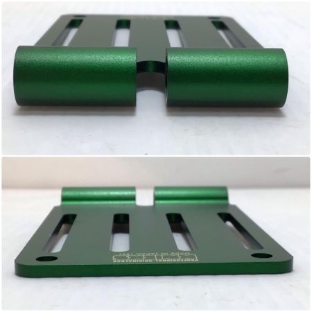  KNICKS ベルトループ 未使用品(S) 削り出しアルミベルトループL ALU-15L-G グリーン