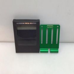 ΘΘ KNICKS ベルトループ 未使用品(S) 削り出しベルトループL ALU-15L-G グリーン Sランク