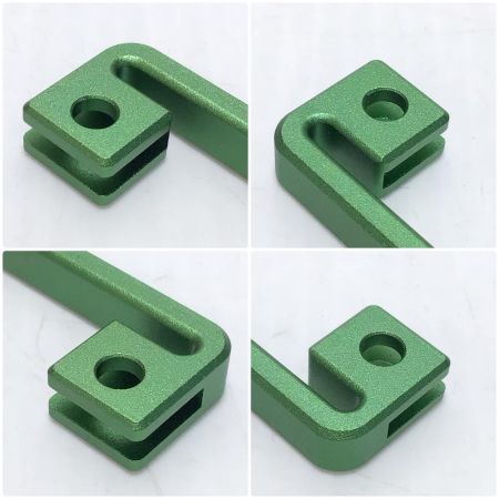  KNICKS サスペンダー用フック 未使用品(S) アルミベルトループ専用前部サスペンダー用フック ALU15L-SF-G グリーン