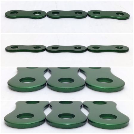  KNICKS 金具一式 未使用品(S) アルミアルマイト加工金具一式 ALU-1-G グリーン