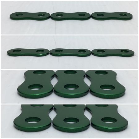  KNICKS 金具一式 未使用品(S) アルミアルマイト加工金具一式 ALU-1-G グリーン