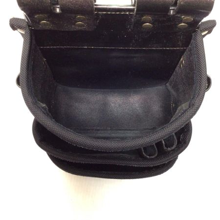  KNICKS チェーンタイプ総ヌメ革使用3段腰袋 程度A KBB-301DDX ﾏｼﾞｮｰﾗｶﾗｰ グリーン