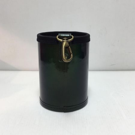  KNICKS ヌメ革ダストボックス 程度A KBS-100DC マジョーラカラー グリーン