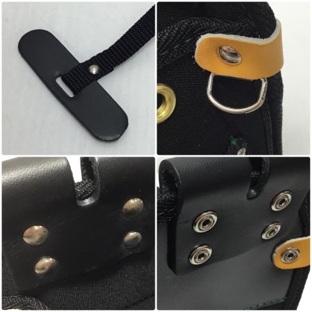  KNICKS 3段チェーン後付けタイプ腰袋 程度A KB-212NSDX ｸﾞﾘｰﾝﾜｯﾍﾟﾝ ブラック