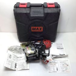 ΘΘ MAX マックス 釘打ち機  程度B ケース付 高圧 50mm 21C17051F HN-50N4(D) レッド Bランク