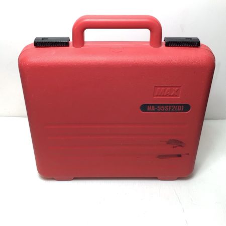  MAX マックス フィニッシュネイラ 程度B ケース付 高圧 55mm 20A26160F HA-55SF2(D) レッド