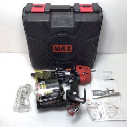 ΘΘ MAX マックス エア釘打ち 程度B ケース付 高圧 90mm 21C09072F HN-90N6(D) レッド Bランク