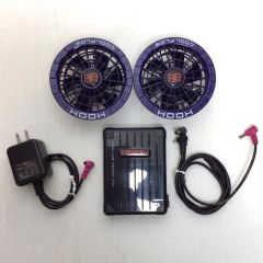  村上被服株式会社 空調服用ファン・バッテリーセット 程度B 充電器付 使用感有 V19/V1903 Bランク